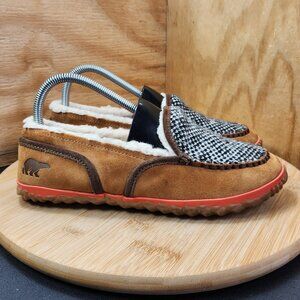 Sorel Tremblant Womens Brown Moccasin Slippers Size 7